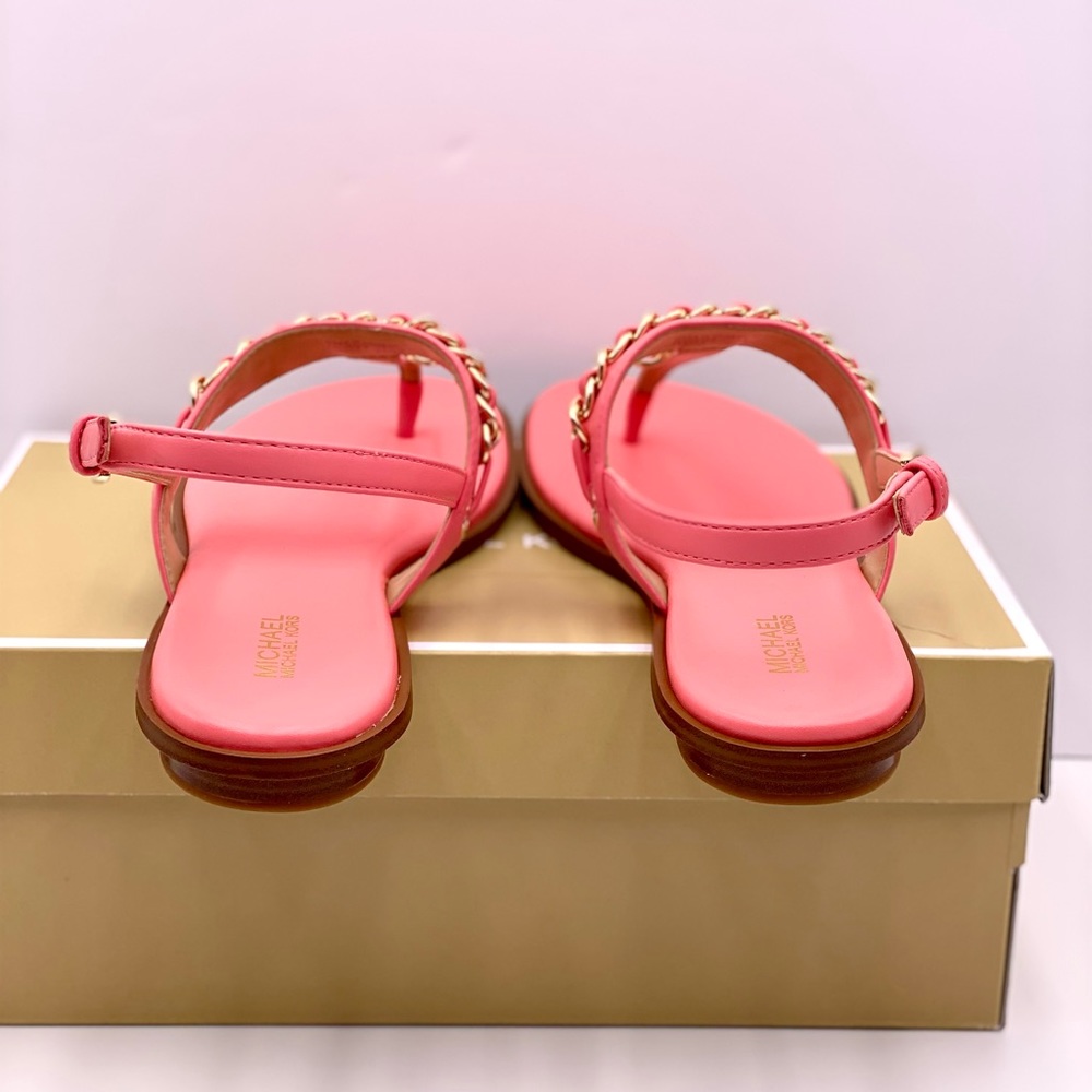 Michael Kors Elsa Thong Sandals Grapefruit - Picture 5 of 10